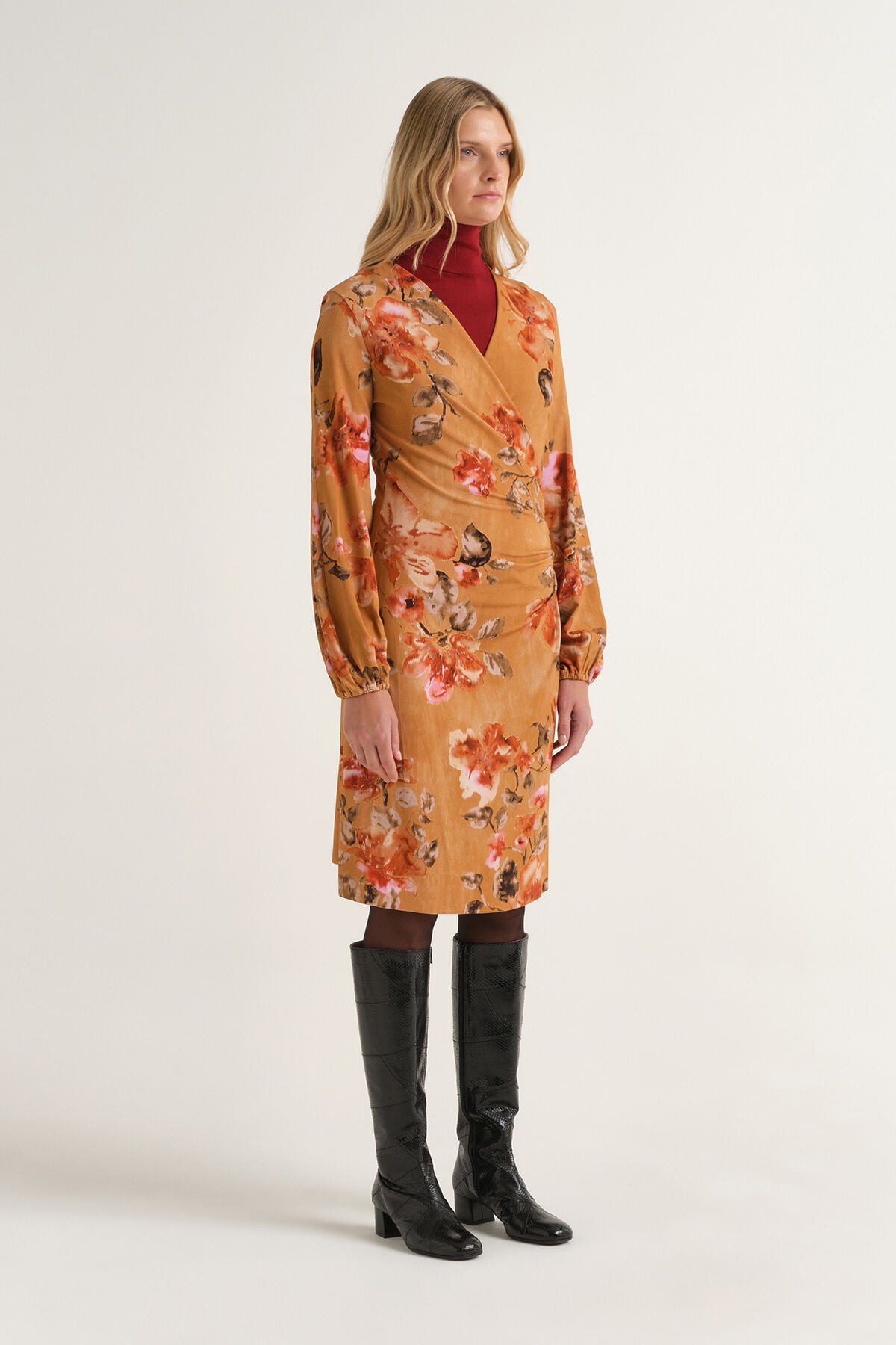 Maliparmi FROSTED BLOSSOM DRESS Leather JF680370680