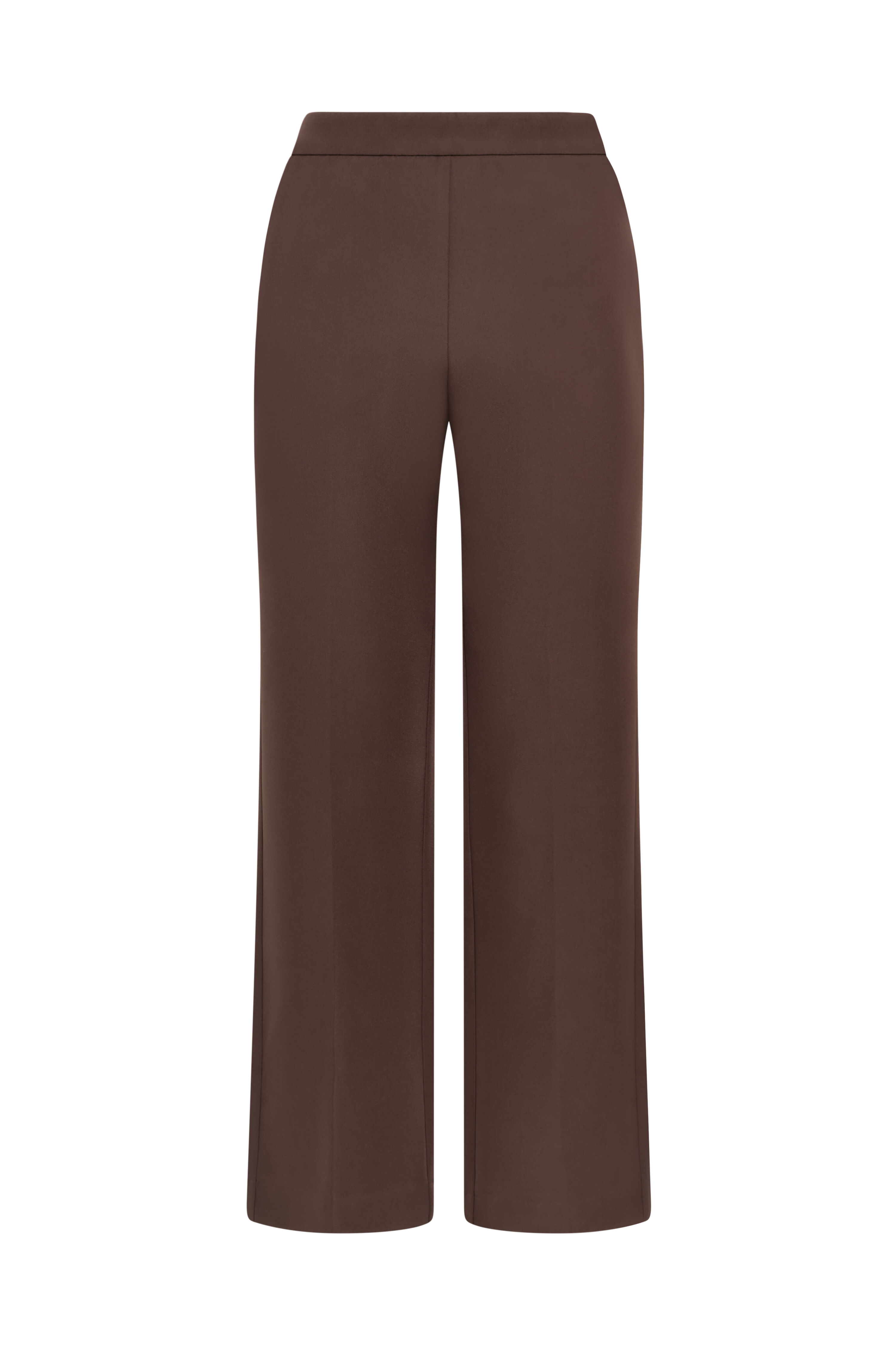 Maliparmi SLEEK MATTE TROUSER Cool Brown JH747950689