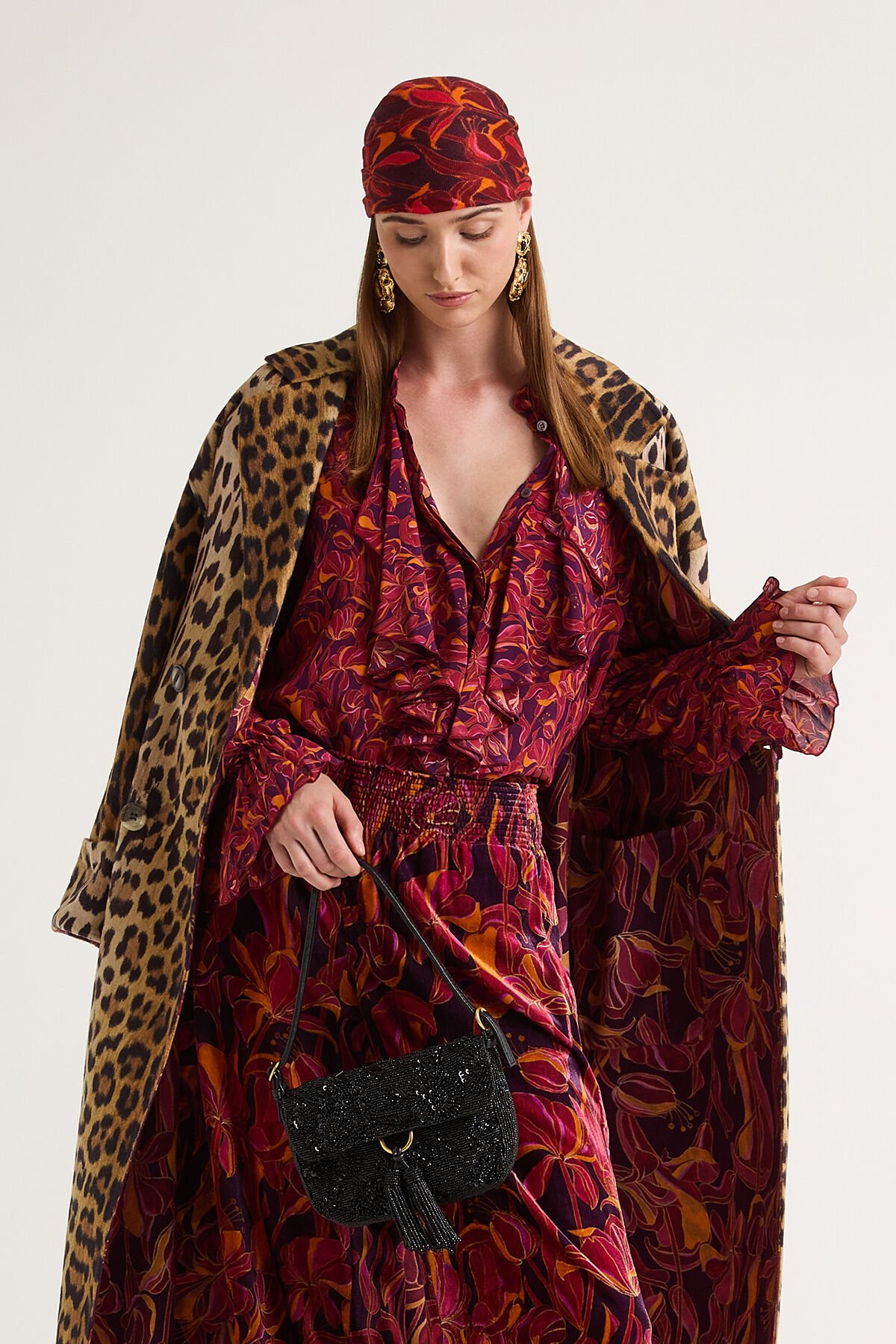 Maliparmi LILY'S BALLET SHIRT Bordeaux JM556250653 Maliparmi LILY'S BALLET SHIRT Bordeaux JM556250653