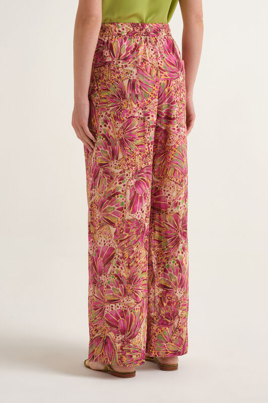 Malìparmi SWEET BUTTERFLY TROUSERS Yellow JH805415217