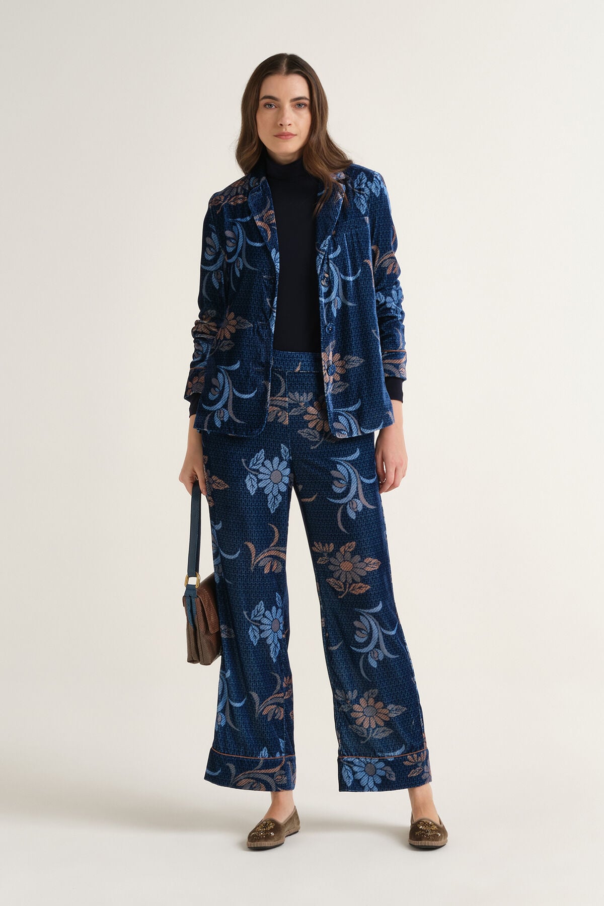 Maliparmi COLLECTION PRINT BLAZER Blue JD645261058 Maliparmi COLLECTION PRINT BLAZER Blue JD645261058