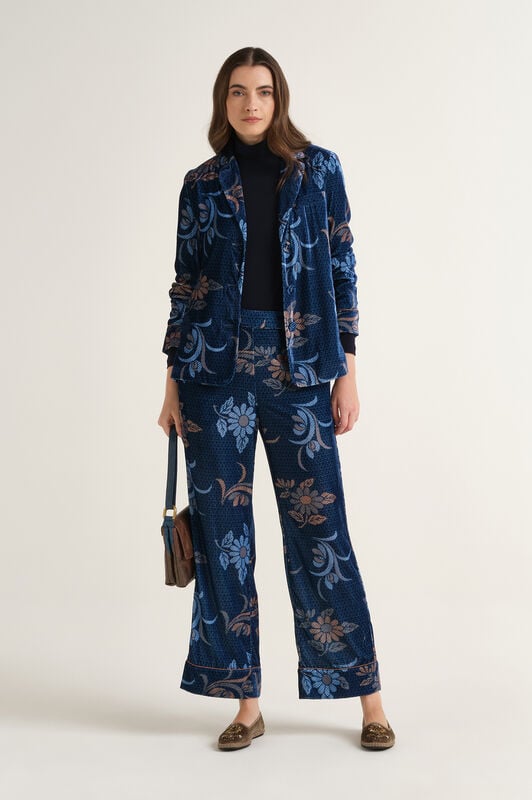 Maliparmi COLLECTION PRINT BLAZER Blue JD645261058 Maliparmi COLLECTION PRINT BLAZER Blue JD645261058