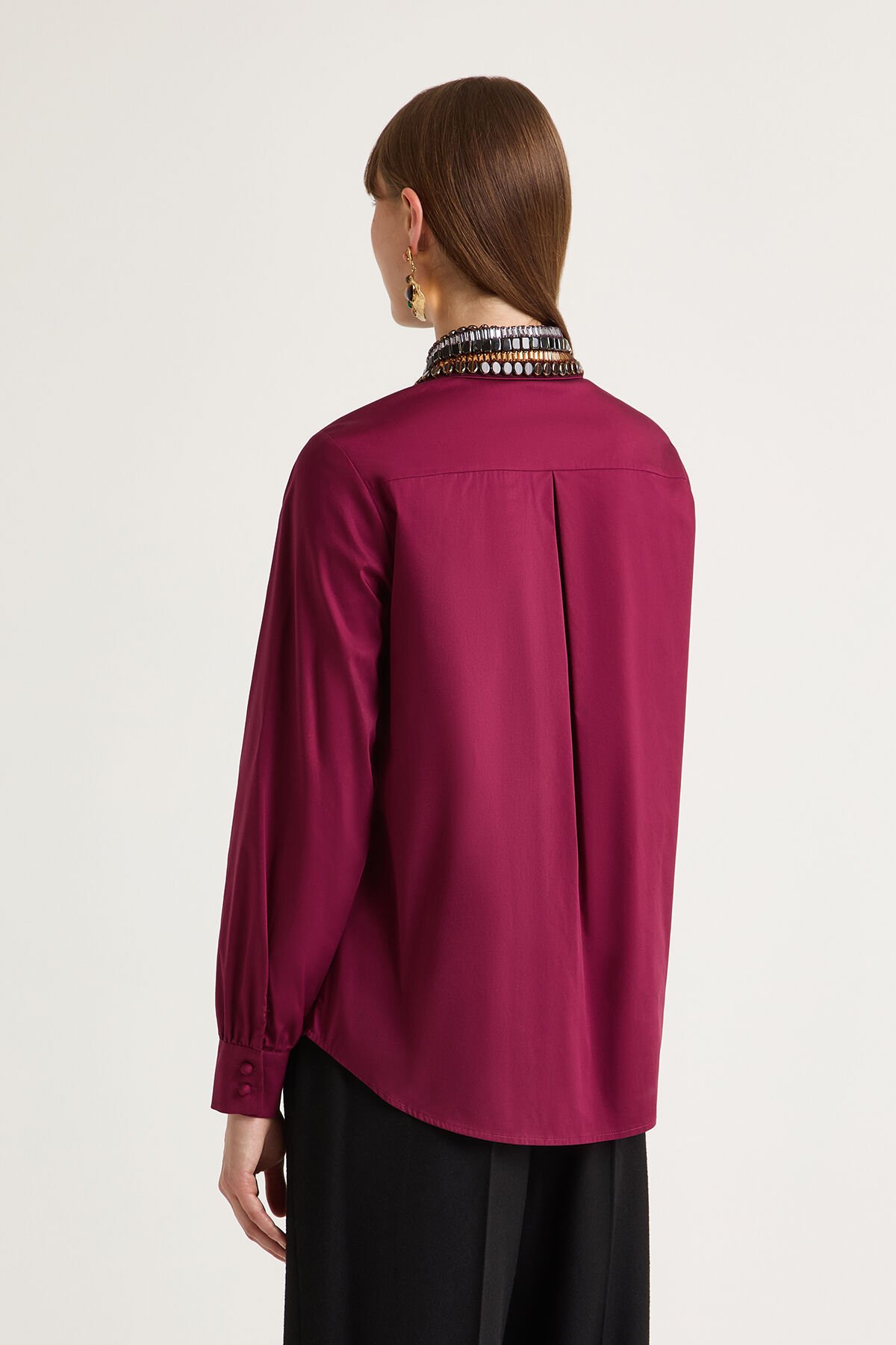 Maliparmi SPARKLE POPELINE SHIRT Must JM556415214 Maliparmi SPARKLE POPELINE SHIRT Must JM556415214