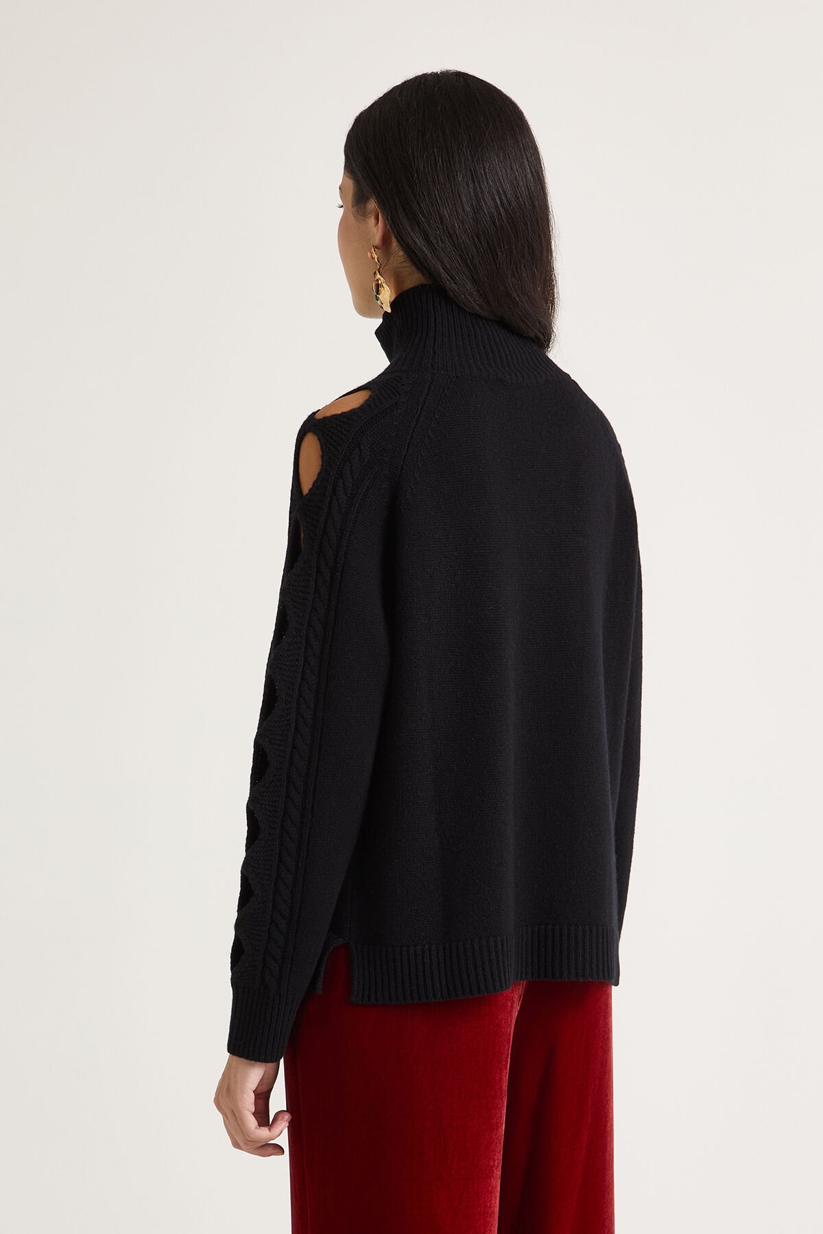 Maliparmi JEWEL WOOL KNITWEAR Black JQ510678201