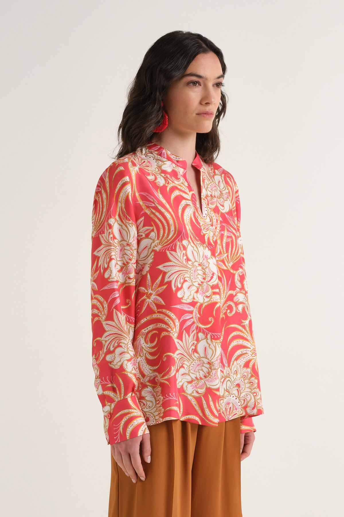 Malìparmi COLLECTION PRINT SHIRT Red JM103331027