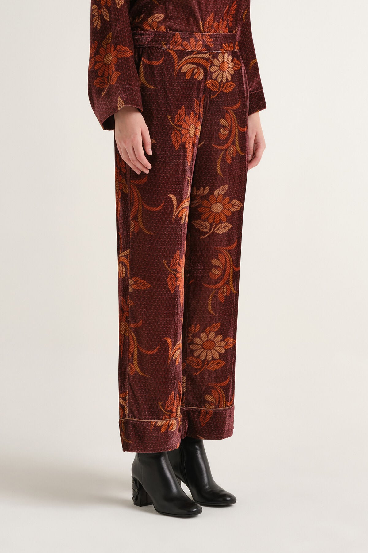 Maliparmi COLLECTION PRINT TROUSER Orange JH808961058 Maliparmi COLLECTION PRINT TROUSER Orange JH808961058
