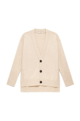 Maliparmi CASHMERE MERINOS CARDIGAN Dew White JN371674315