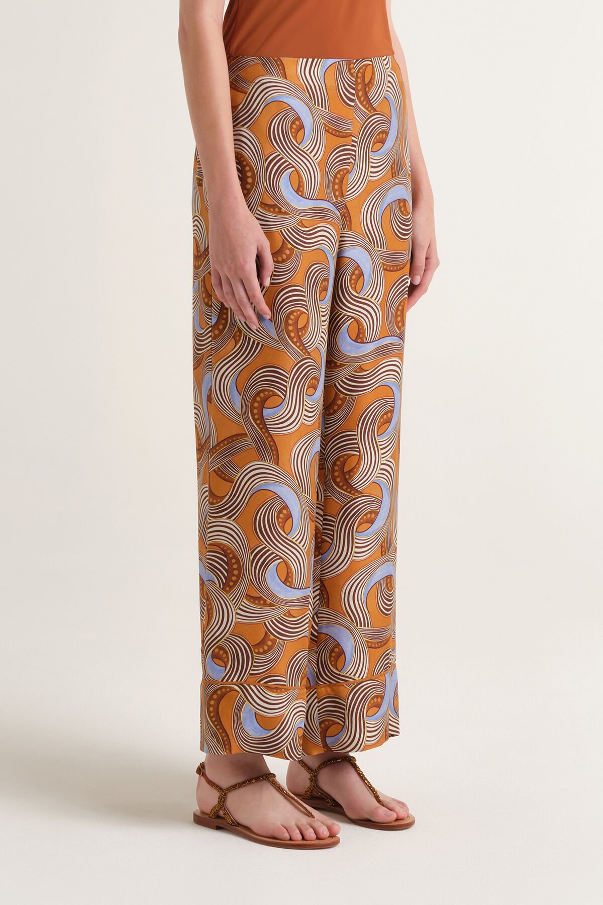 Malìparmi COLLECTION PRINT HOSE Leder JH807631027 Malìparmi COLLECTION PRINT HOSE Leder JH807631027