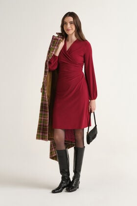 Maliparmi TECNO JERSEY ROBE Bordeaux JF680370226 Maliparmi TECNO JERSEY ROBE Bordeaux JF680370226