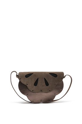 Maliparmi TRACOLLA PICCOLA LEATHER BLOOM Old Silver BB016301574