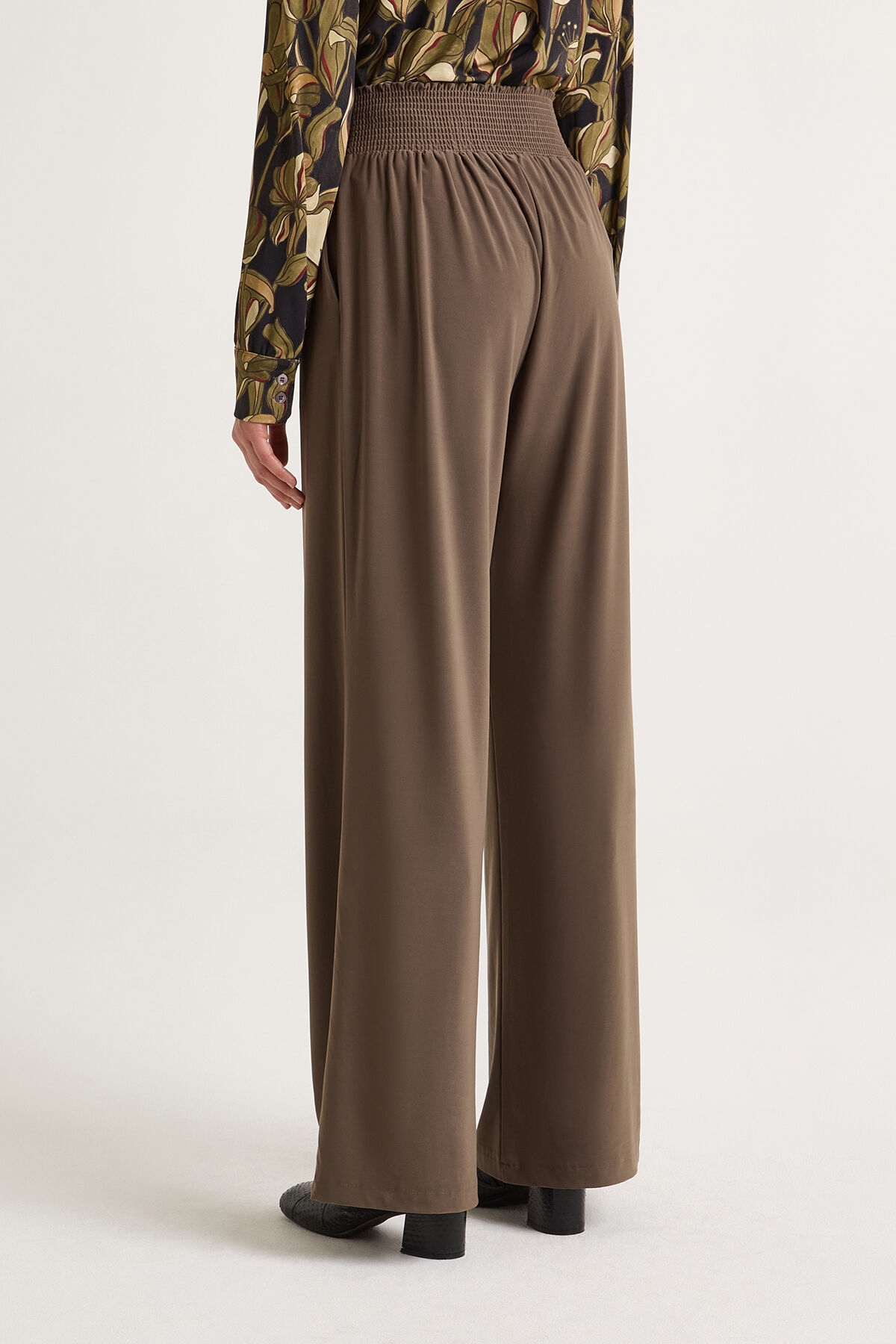 Maliparmi TECNO JERSEY TROUSERS Dark Beige JH803570226