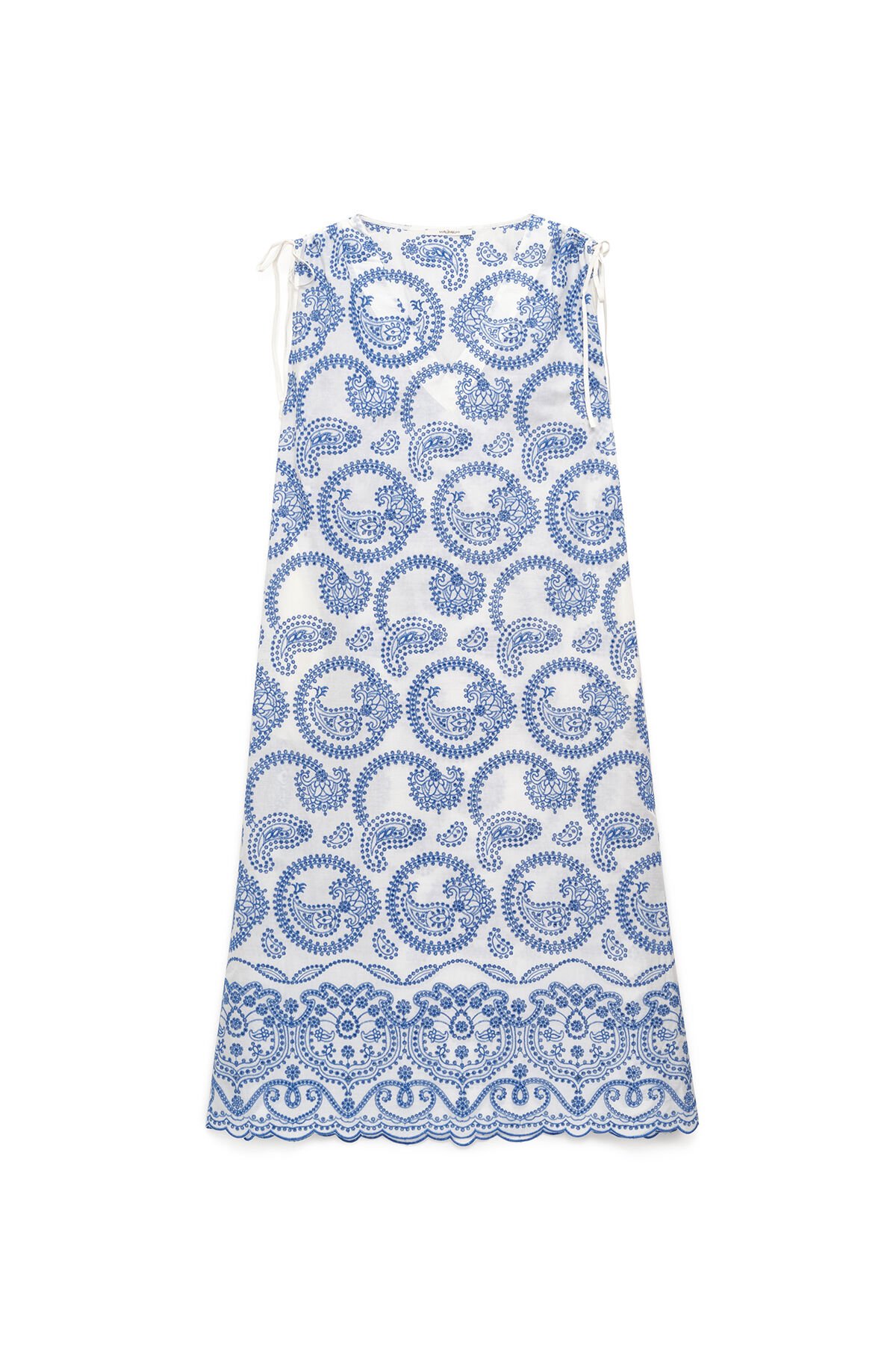 Malìparmi BRODERIE ANGLAISE DRESS Blue JF669315218