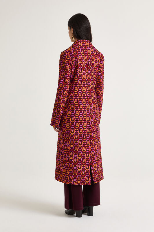 Maliparmi ROLLING CHAIN OVERCOAT Dark Brown JB538560169