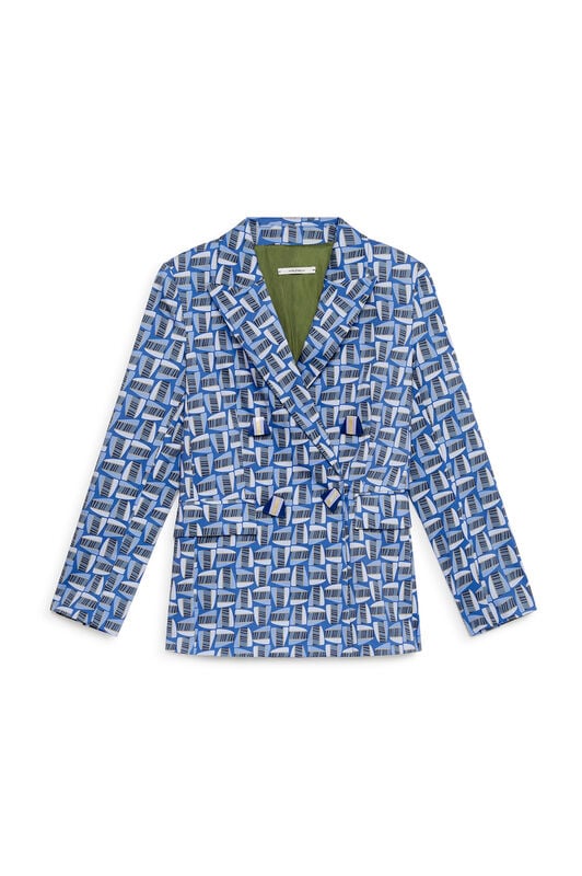 Maliparmi MALI STONES JACKET Blue JD647014117 Maliparmi MALI STONES JACKET Blue JD647014117