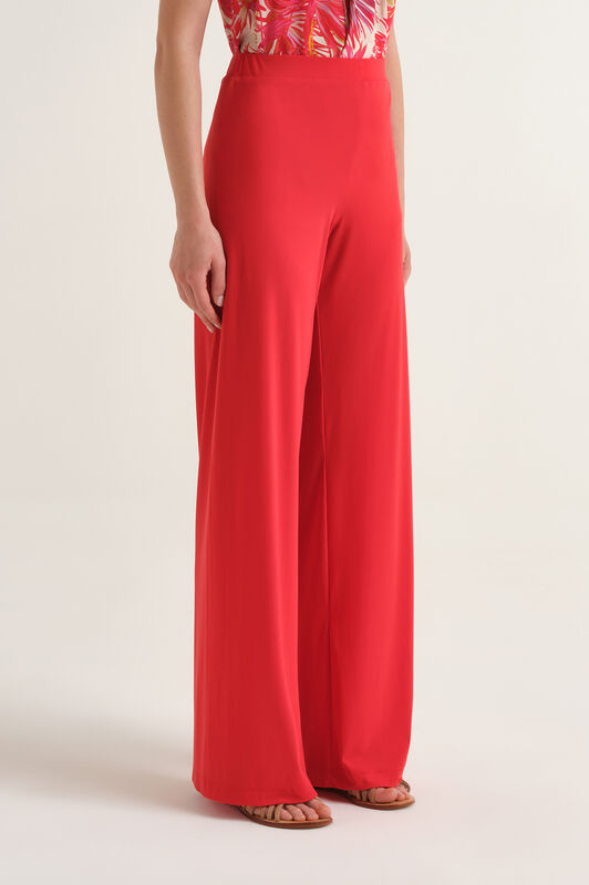 Malìparmi SOFT JERSEY TROUSERS Red JH753070210