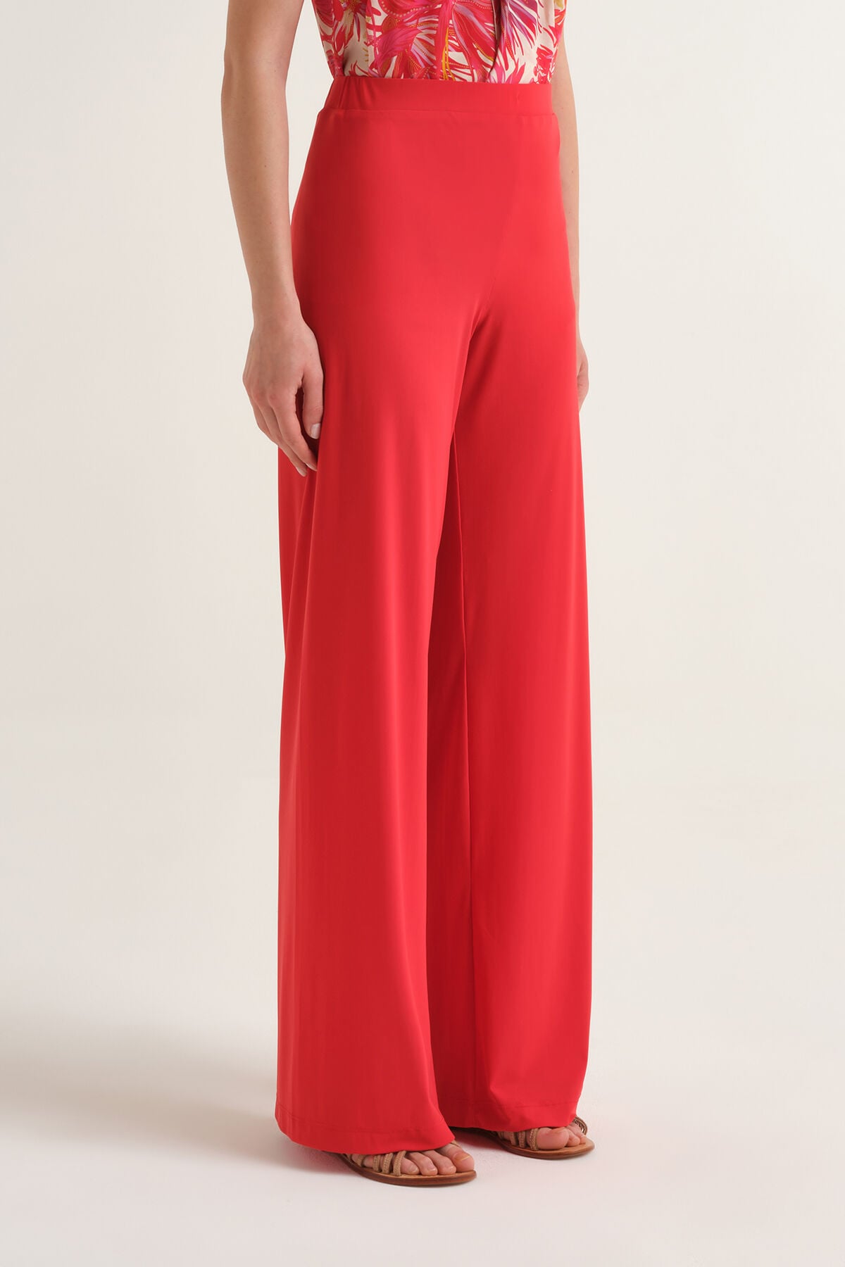 Malìparmi SOFT JERSEY TROUSERS Red JH753070210
