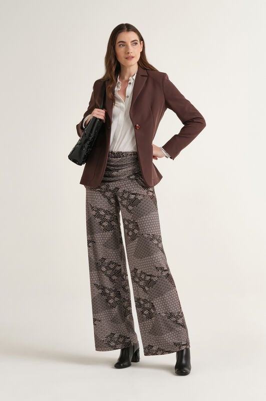 Maliparmi MOSAIC KIMONO TROUSER Grey JH808270679
