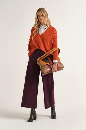 Maliparmi SLEEK MATTE PANTALON Bordeaux JH805350689 Maliparmi SLEEK MATTE PANTALON Bordeaux JH805350689