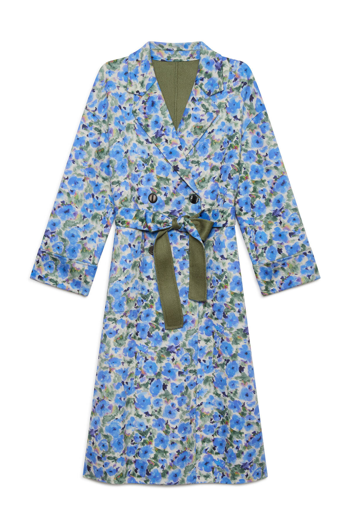 Maliparmi DOUBLE TROUBLE OVERCOAT Blue JB538820292 Maliparmi DOUBLE TROUBLE OVERCOAT Blue JB538820292