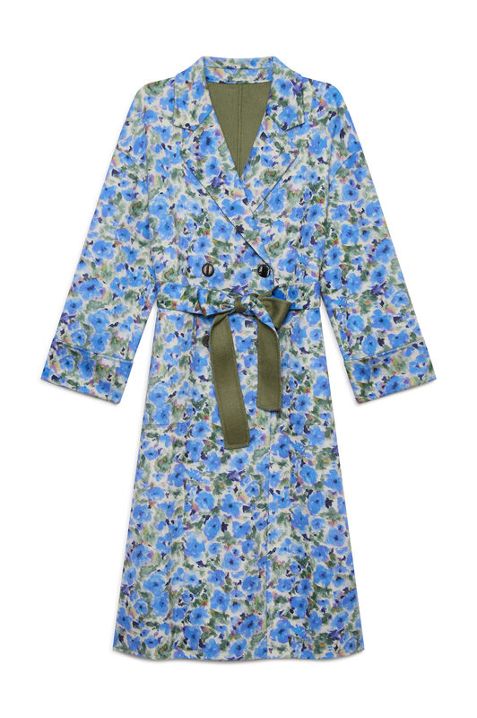 Maliparmi DOUBLE TROUBLE OVERCOAT Blue JB538820292 Maliparmi DOUBLE TROUBLE OVERCOAT Blue JB538820292