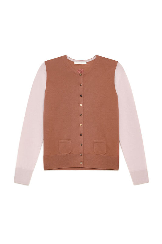 Maliparmi COLOURS OF THE WORLD CARDIGAN Pink JN228374230 Maliparmi COLOURS OF THE WORLD CARDIGAN Pink JN228374230