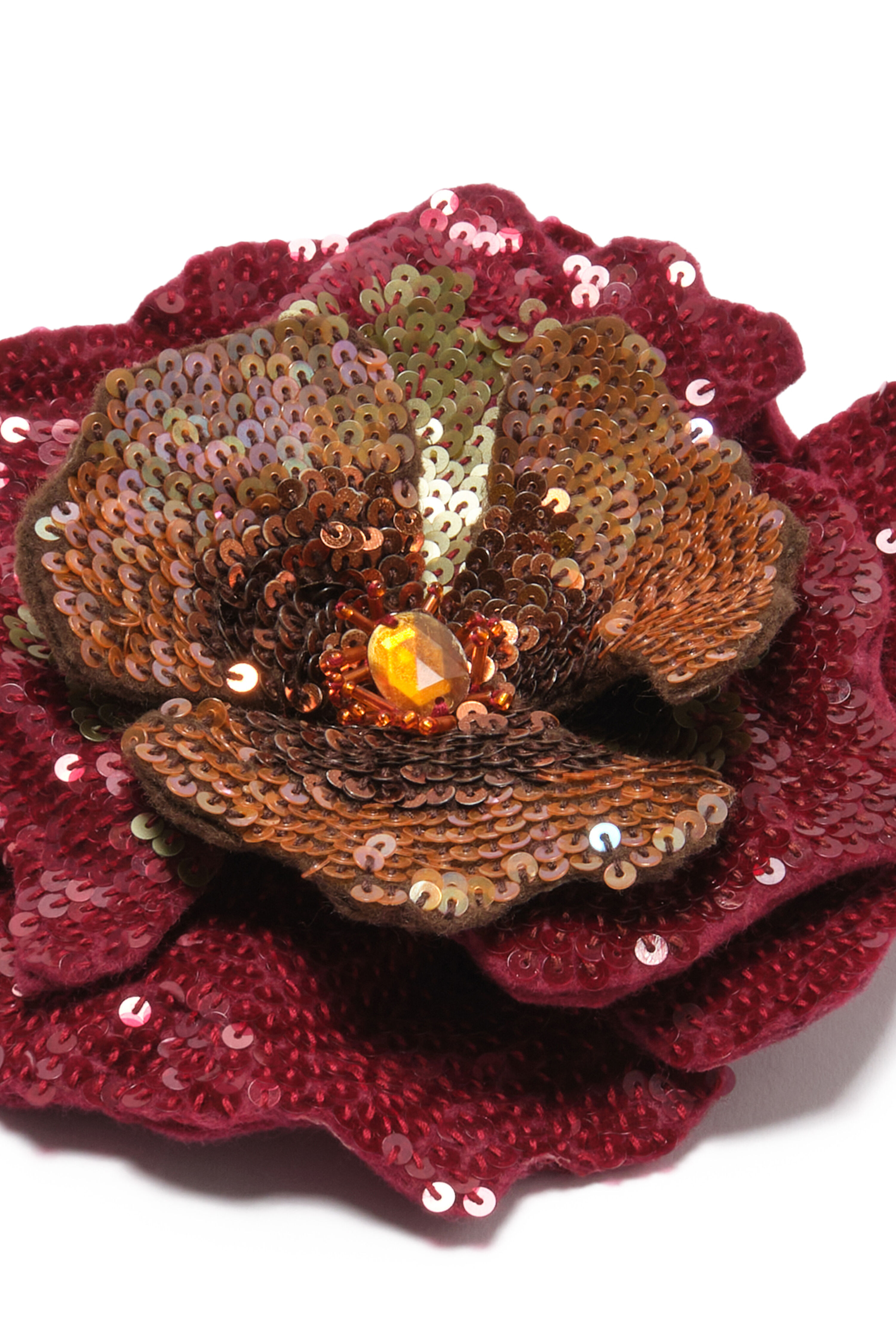 Maliparmi RADIANT FLORA BROOCH Leather TS012995163