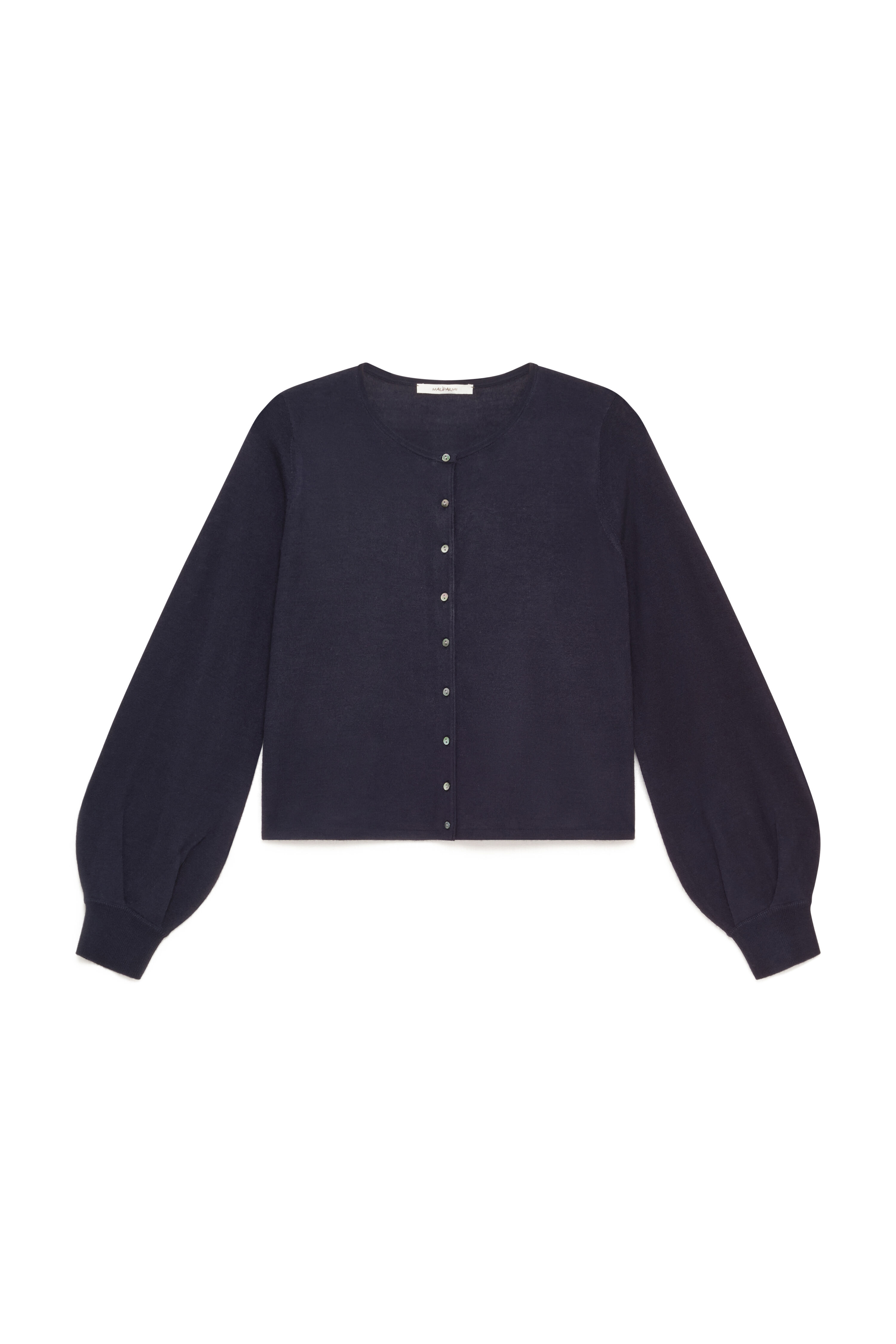 Maliparmi CARDIGAN NEW MERINOS BLEND Blu Notte JN369778199 Maliparmi CARDIGAN NEW MERINOS BLEND Blu Notte JN369778199