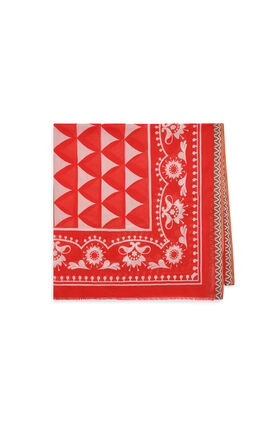 Malìparmi COLLECTION PRINT SCARF 90X90 Red IR002410216