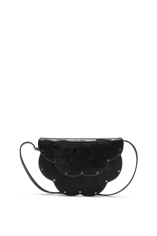 Maliparmi TRACOLLA PICCOLA LEATHER BLOOM Nero BB016301574 Maliparmi TRACOLLA PICCOLA LEATHER BLOOM Nero BB016301574