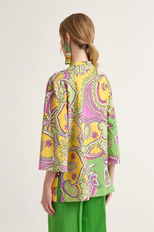 Malìparmi HIPPIE LOTUS KAFTAN Green JM557570671 Malìparmi HIPPIE LOTUS KAFTAN Green JM557570671