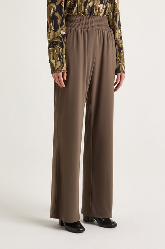 Maliparmi TECNO JERSEY TROUSERS Dark Beige JH803570226