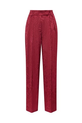 Maliparmi DAMASK JACQUARD TROUSER Dark Orange JH803750684 Maliparmi DAMASK JACQUARD TROUSER Dark Orange JH803750684