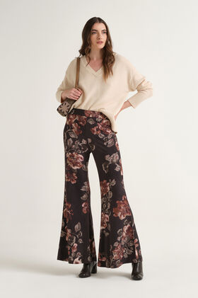 Maliparmi FROSTED BLOSSOM TROUSER Brown JH751570680