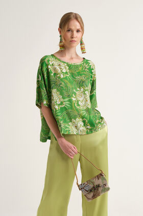Malìparmi COLLECTION PRINT SHIRT Green JM559031027