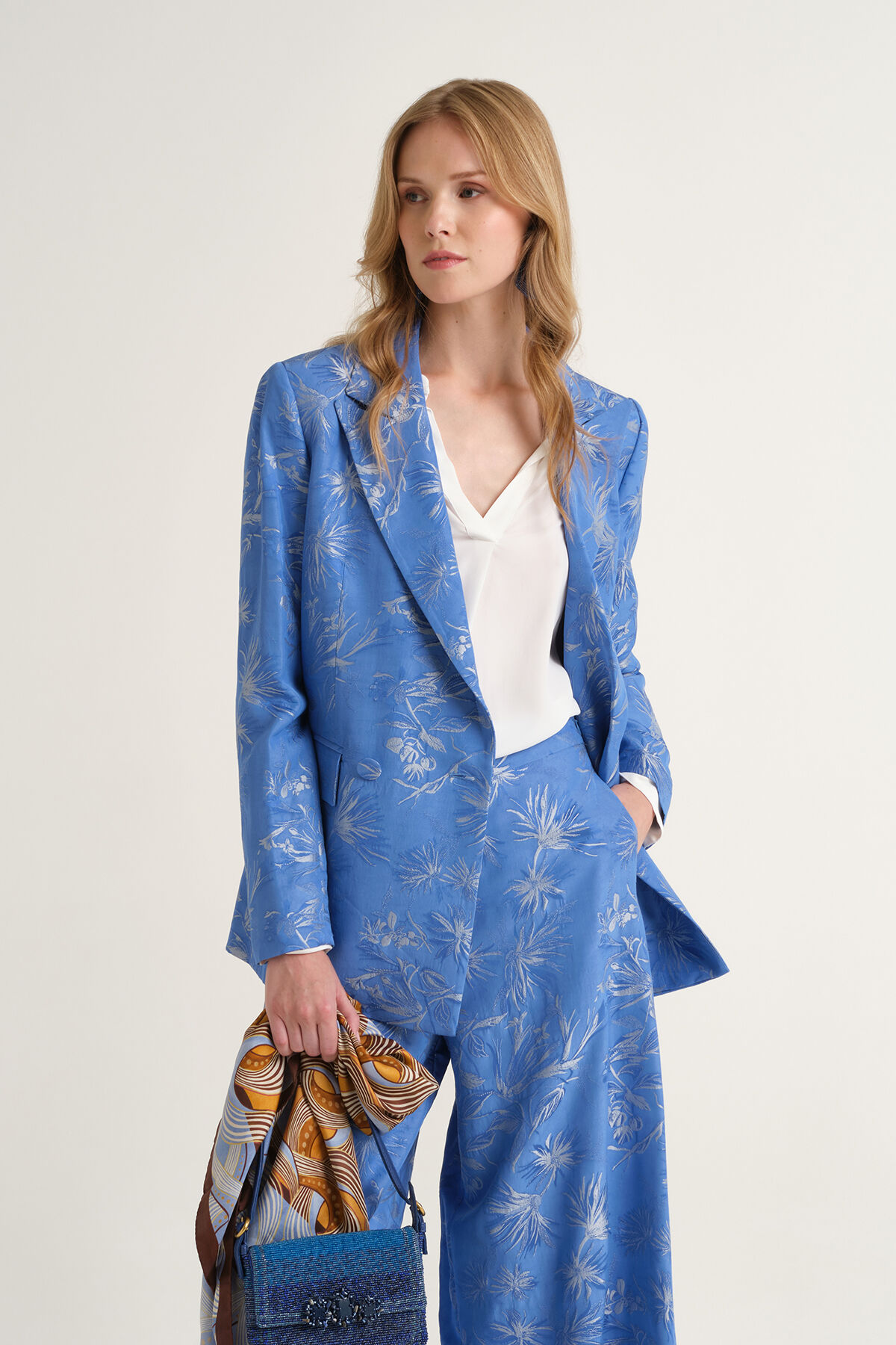 Malìparmi BREEZE D' ÉTÉ JACKE Blau JD647050670