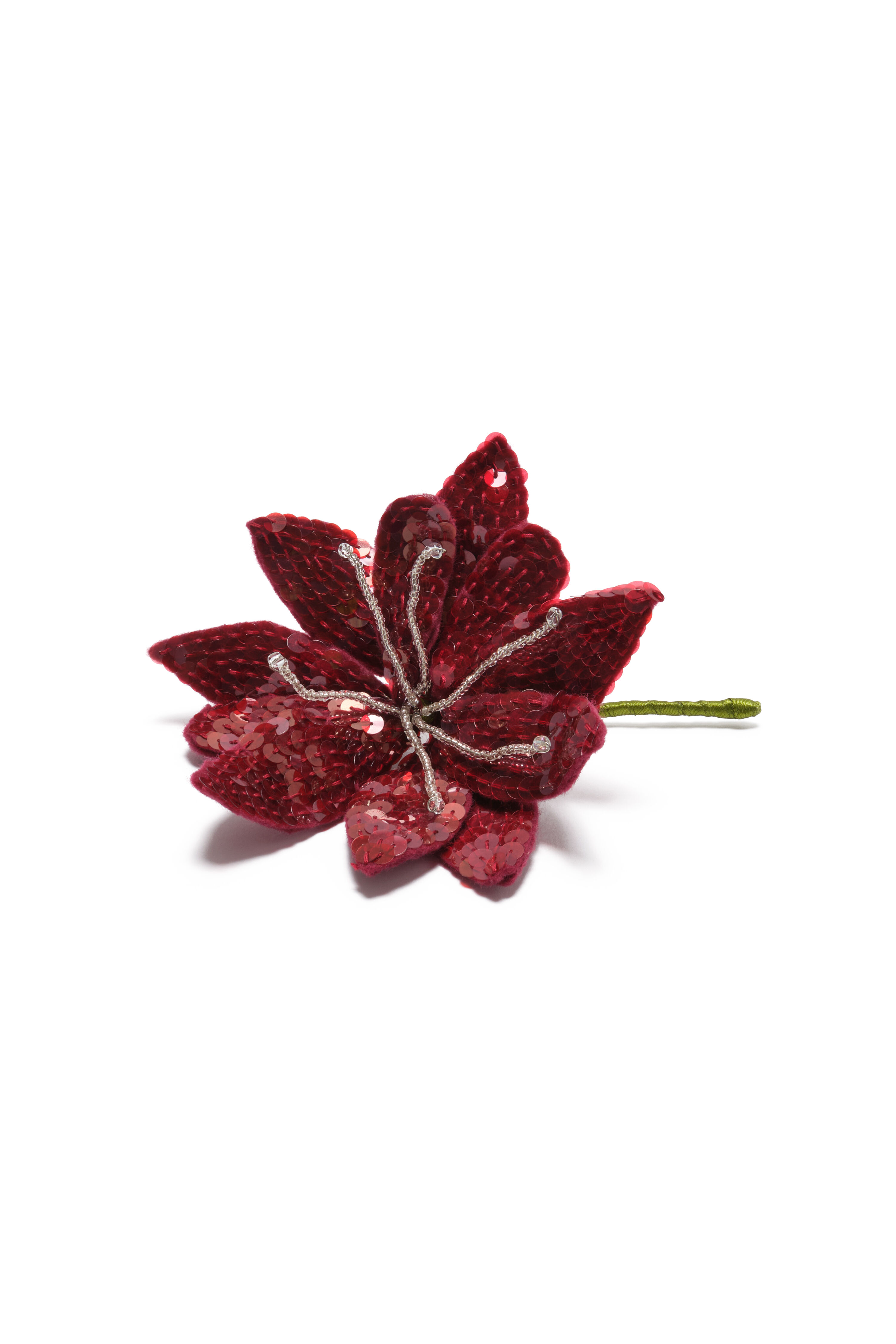 Maliparmi PRECIOUS FLOWER BROOCH Burgundy TS012791282 Maliparmi PRECIOUS FLOWER BROOCH Burgundy TS012791282