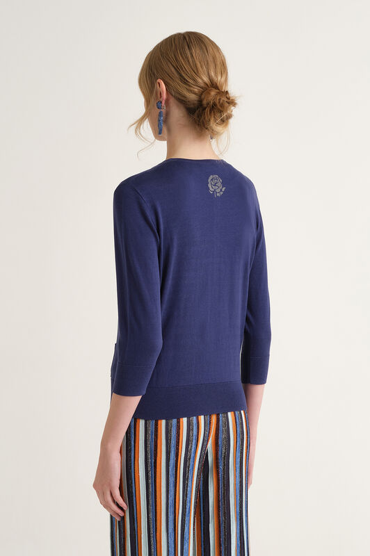 Malìparmi COLOURS OF THE WORLD CARDIGAN NavyBlue JN218278074