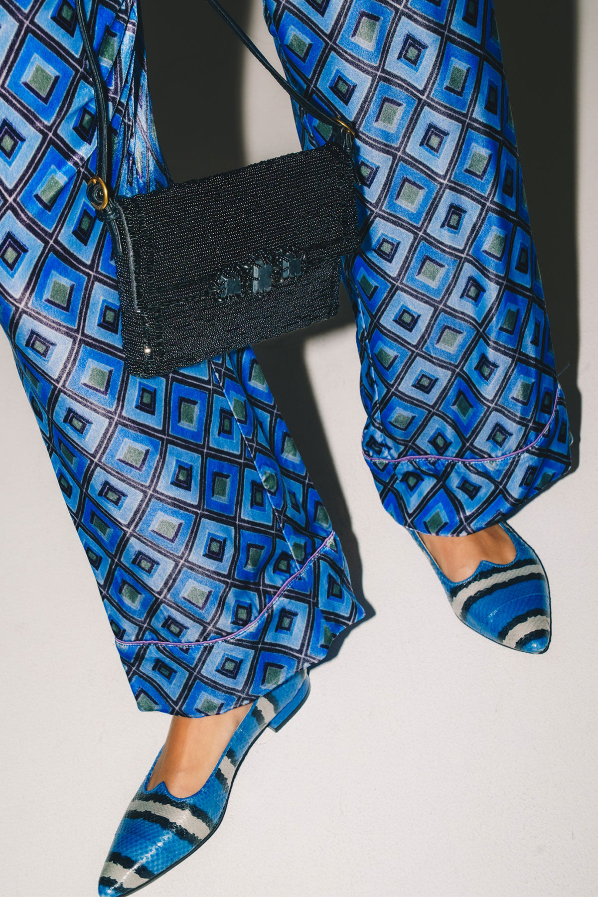 Maliparmi EXOTIC STRIPES BALLERINA SkyMidNight SB009401556