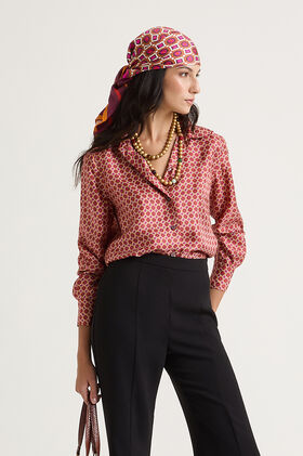 Maliparmi COLLECTION PRINT HEMD Rot JM214431031