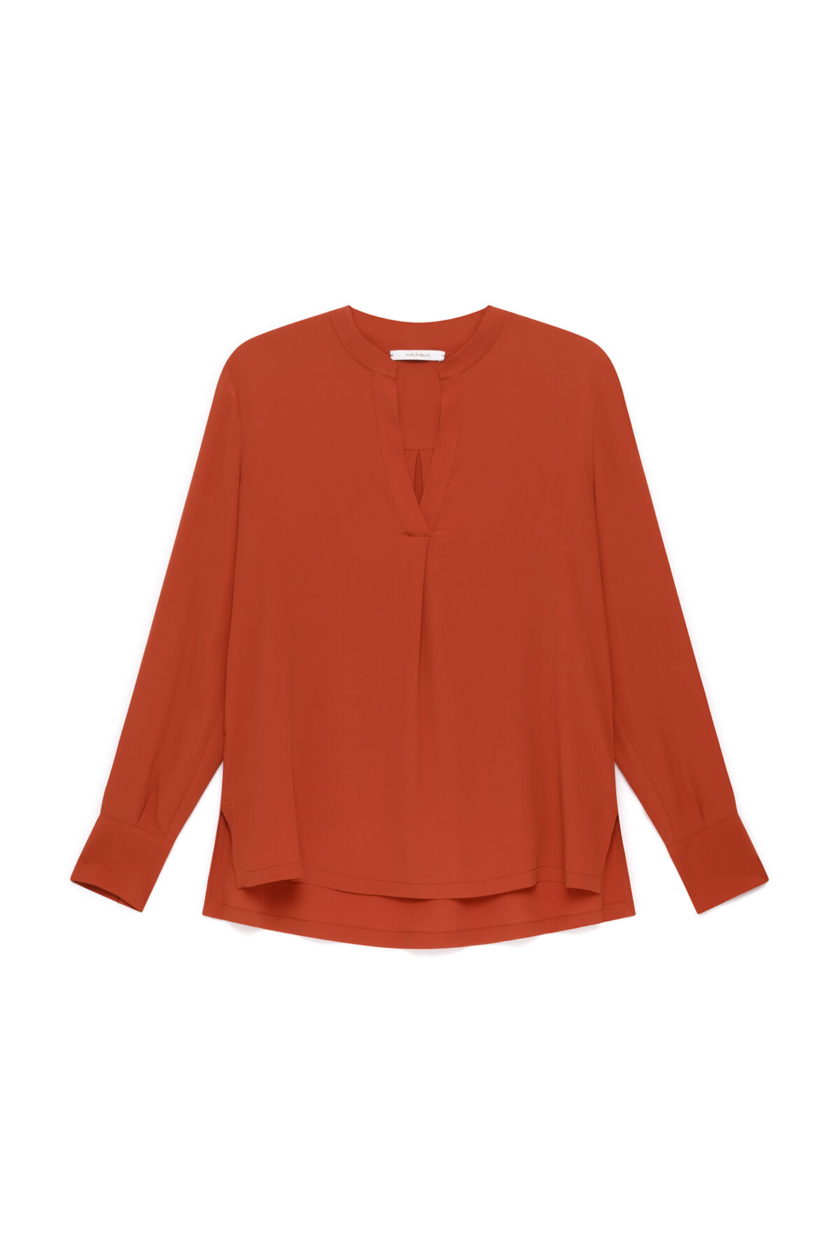 Maliparmi FLUID CREPE SHIRT Rust JM103350672 Maliparmi FLUID CREPE SHIRT Rust JM103350672
