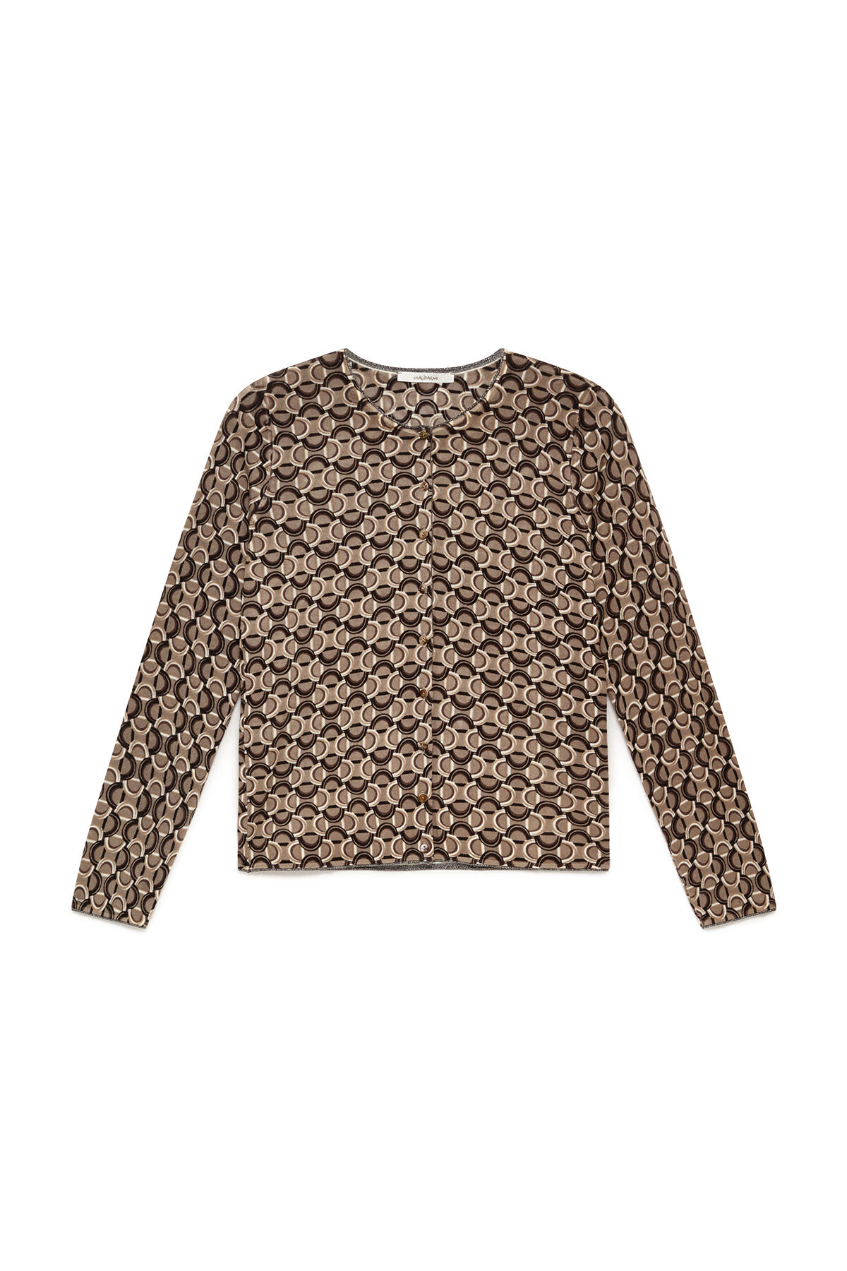 Maliparmi CARDIGAN PRINTED KNIT Grigio JN355178200 Maliparmi CARDIGAN PRINTED KNIT Grigio JN355178200