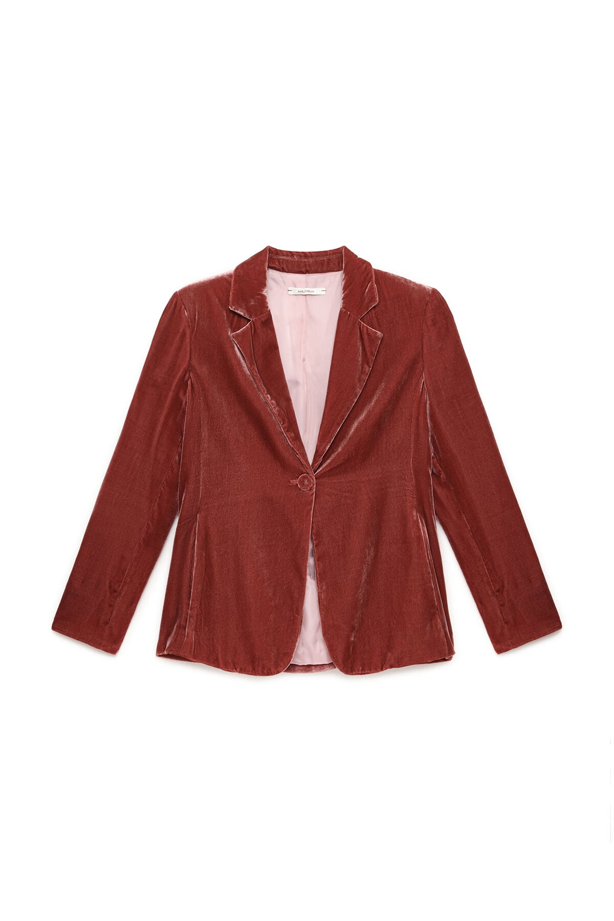 Maliparmi VELVET FLOW BLAZER Dusty Red JD648262026 Maliparmi VELVET FLOW BLAZER Dusty Red JD648262026