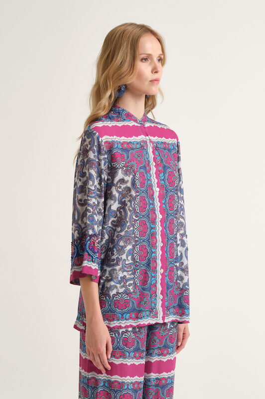 Malìparmi SUNSET PAISLEY KAFTAN Light Blue JM557550662