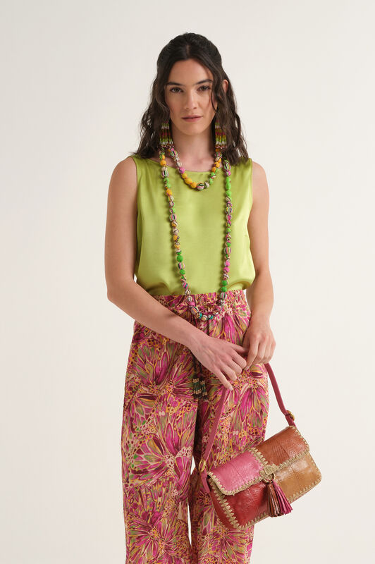 Malìparmi SHINY CADY TOP Verde JP556950631