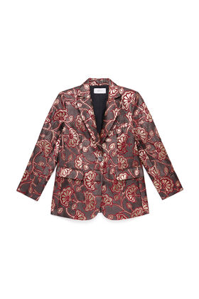 Maliparmi GILDED GARDEN BLAZER Burgundy JD649450680