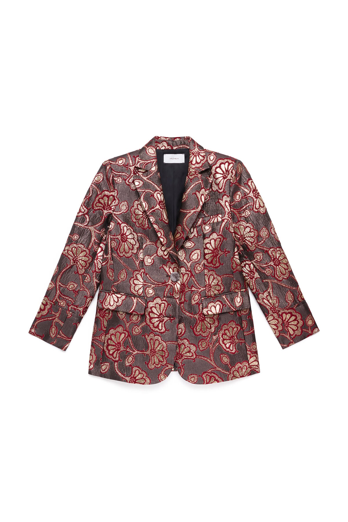 Maliparmi GILDED GARDEN BLAZER Burgundy JD649450680 Maliparmi GILDED GARDEN BLAZER Burgundy JD649450680