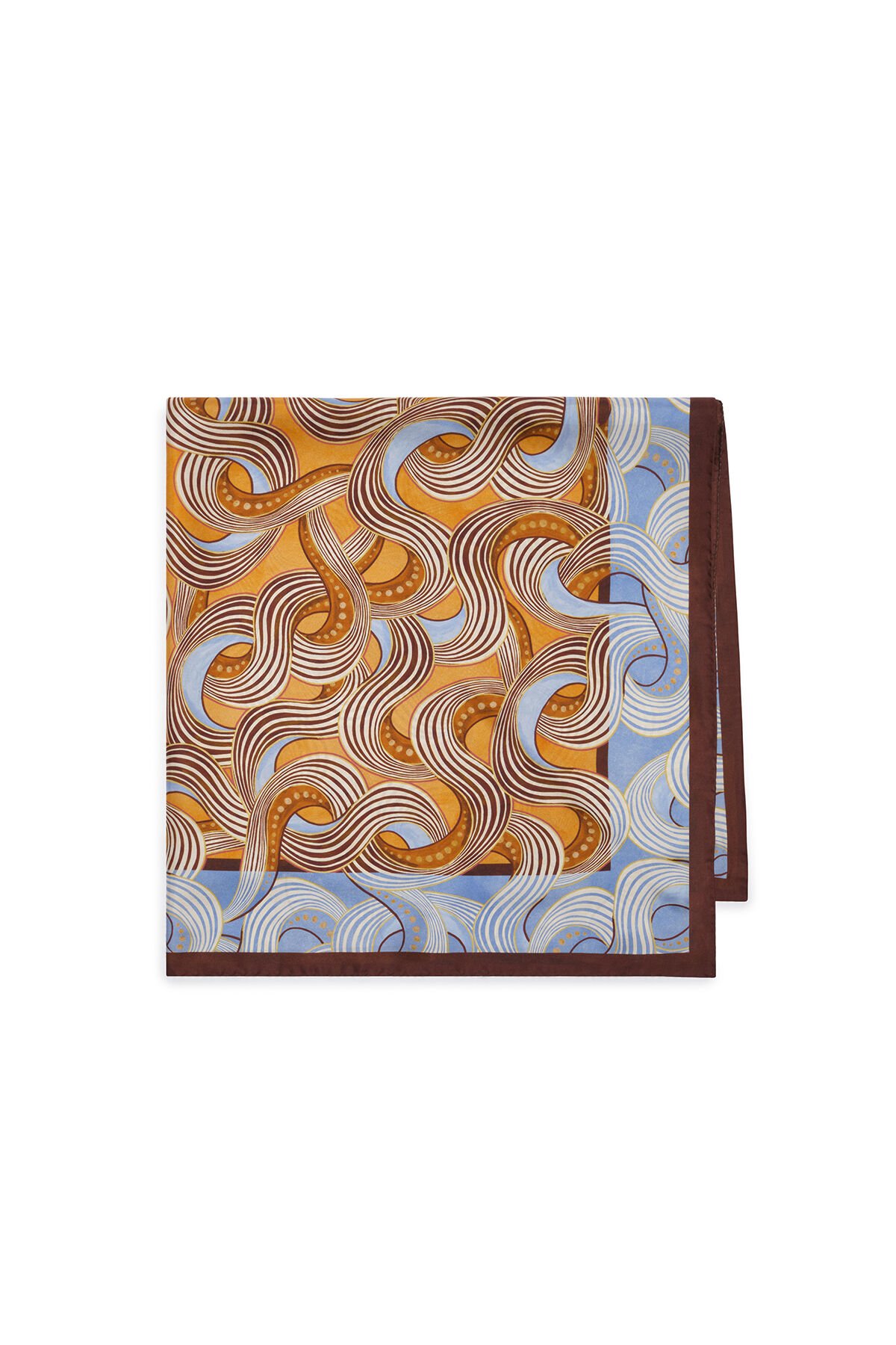 Malìparmi COLLECTION PRINT FOULARD 90X90 Cuir IR002331032