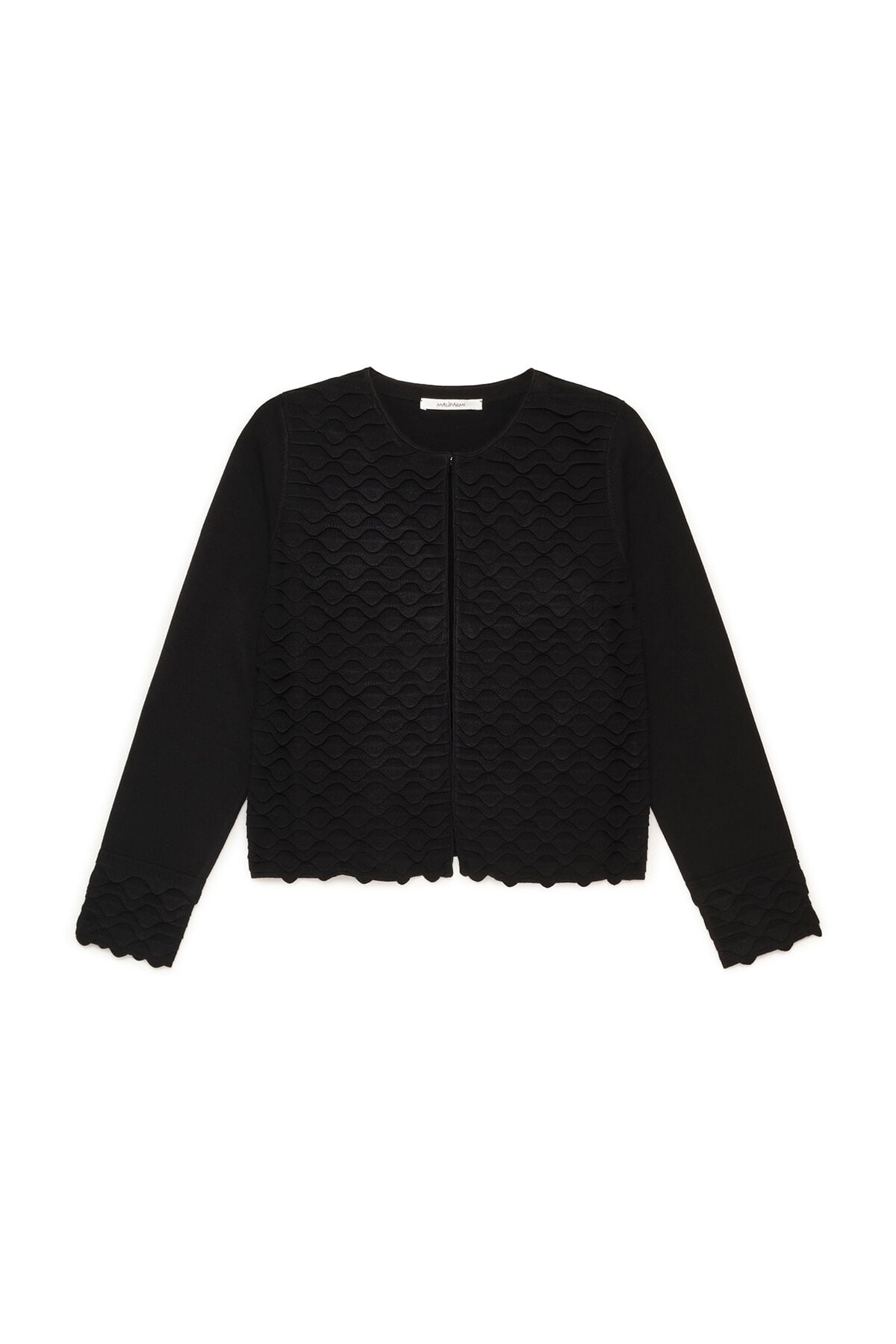 Maliparmi WINTER WAVE CARDIGAN Black JN371577102 Maliparmi WINTER WAVE CARDIGAN Black JN371577102