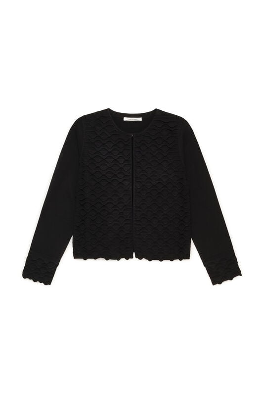 Maliparmi WINTER WAVE CARDIGAN Black JN371577102 Maliparmi WINTER WAVE CARDIGAN Black JN371577102