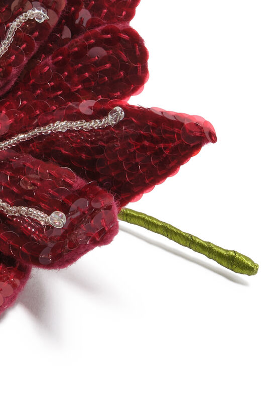 Maliparmi PRECIOUS FLOWER BROOCH Burgundy TS012791282 Maliparmi PRECIOUS FLOWER BROOCH Burgundy TS012791282